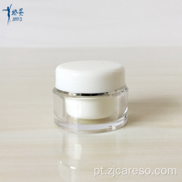 Pote de creme para os olhos redondo 5g transparente